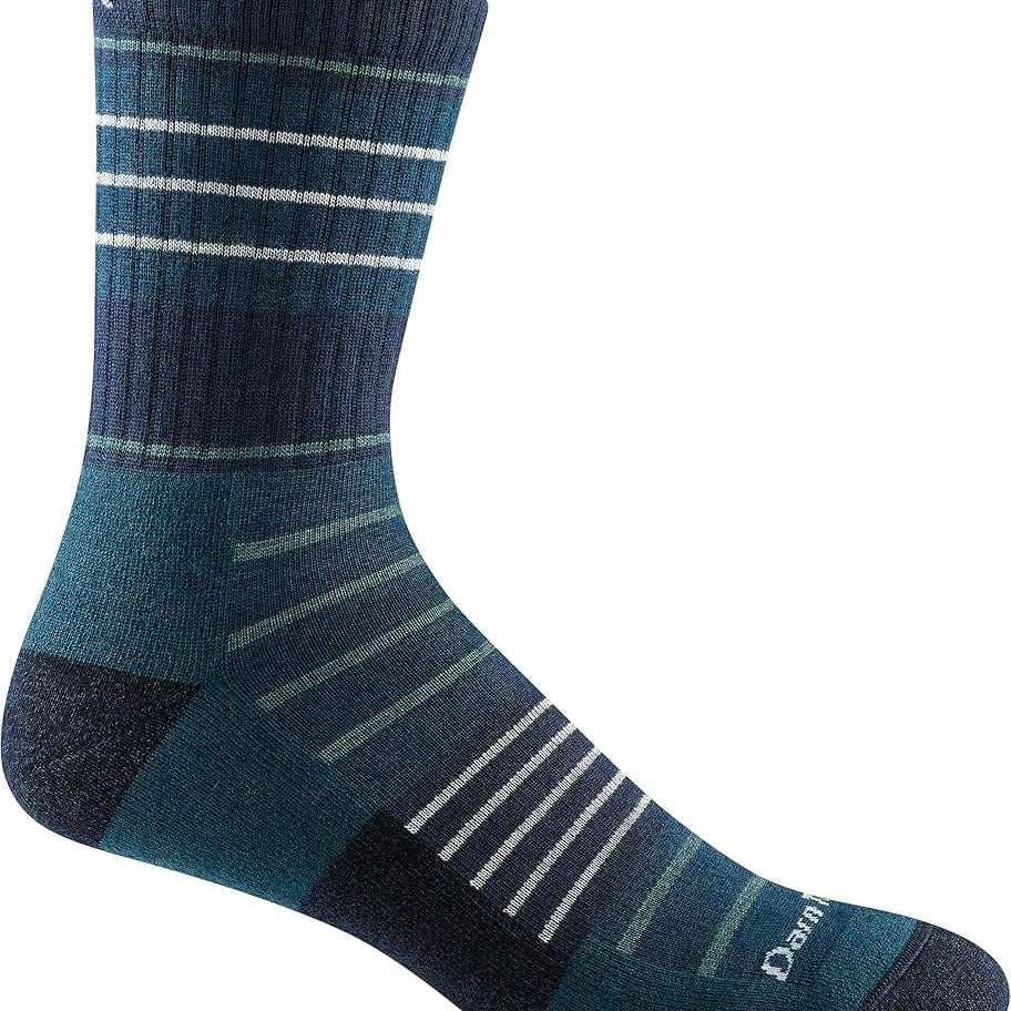 Darn Tough Mens Highline Micro Crew Midweight Socks  -  Large / Dark Teal