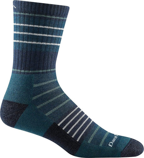 Darn Tough Mens Highline Micro Crew Midweight Socks  -  Large / Dark Teal