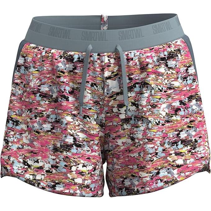 Smartwool Womens Active Lined 4" Shorts - Clearance - Medium / Guava Pink Mica Stone
