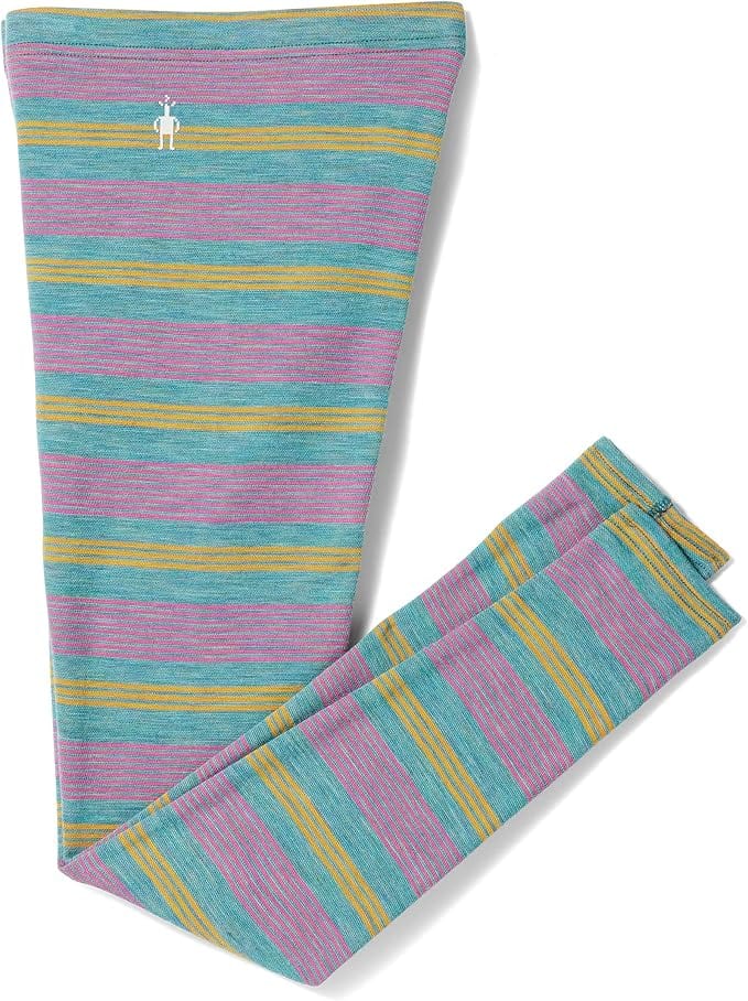 Smartwool Kids Classic Thermal Merino Base Layer Bottoms - Clearance  -  X-Large / Cascade Multi Stripe