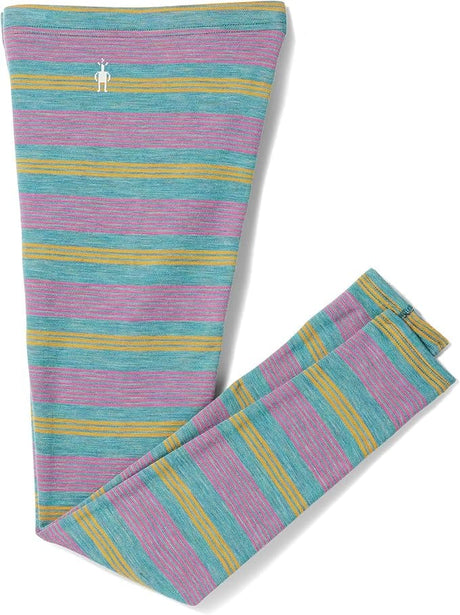 Smartwool Kids Classic Thermal Merino Base Layer Bottoms - Clearance  -  X-Large / Cascade Multi Stripe