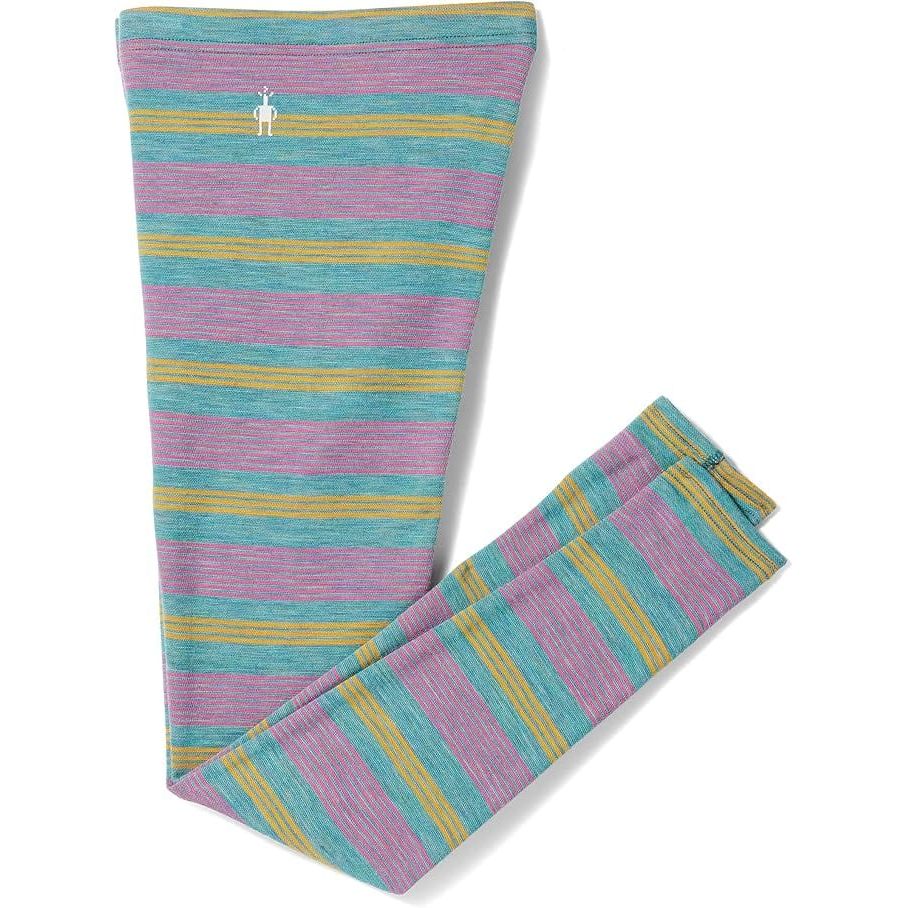 Smartwool Kids Classic Thermal Merino Base Layer Bottoms - Clearance - X-Large / Cascade Multi Stripe