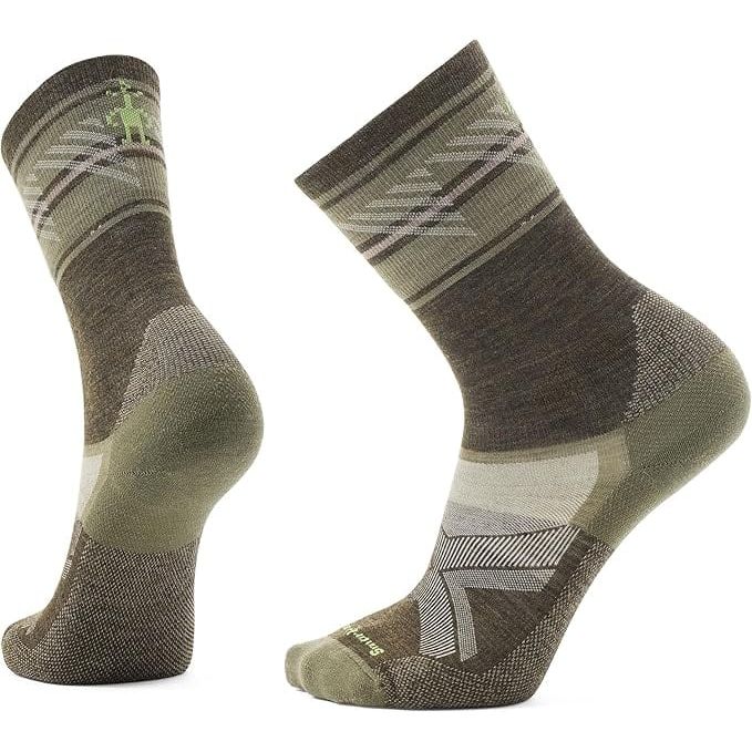 Smartwool Mens Bike Cold Weather Crew Socks - Medium / Military Olive