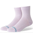 Stance Womens Icon Quarter Socks  -  Small / Orchid