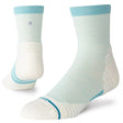 Stance Tabulus Light Performance Wool Quarter Socks  -  Large / Ice Blue