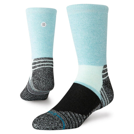 Stance Turnpike Performance Wool Crew Socks  -  Medium / Ice Blue