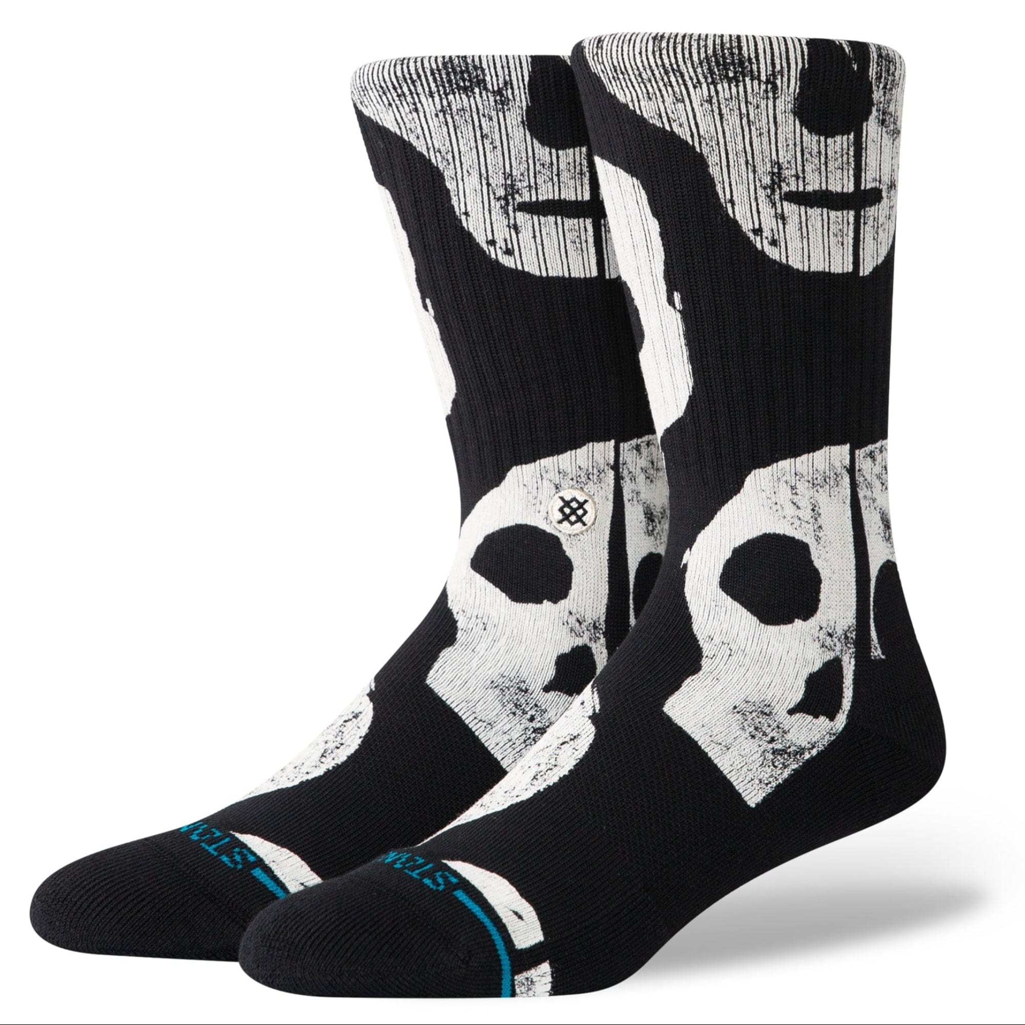 Stance Jolly Roger Crew Socks  -  Medium / Black