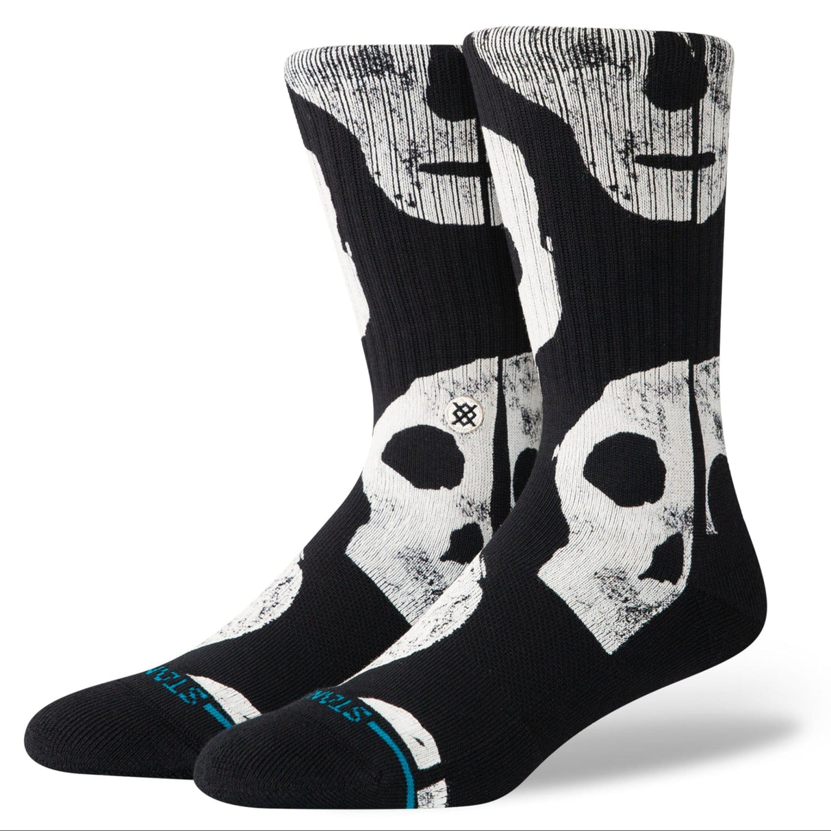 Stance Jolly Roger Crew Socks  -  Medium / Black