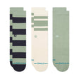 Stance Townie Crew 3-Pack Socks  -  Medium / Sea Green