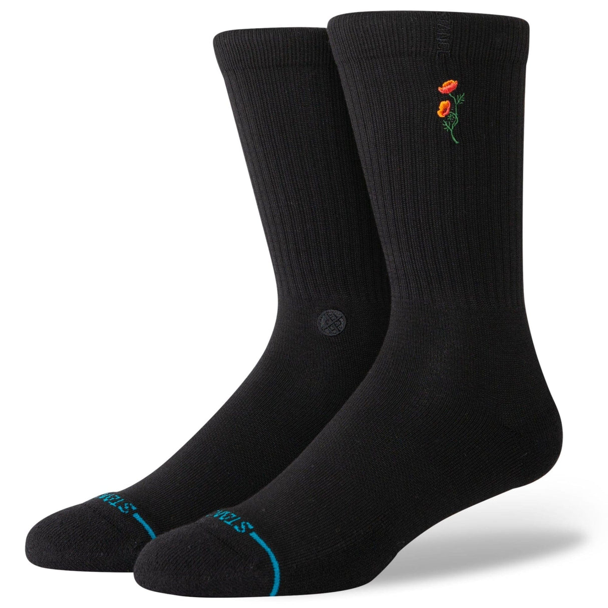 Stance Butter Blend Twiggy Crew Socks  -  Large / Black