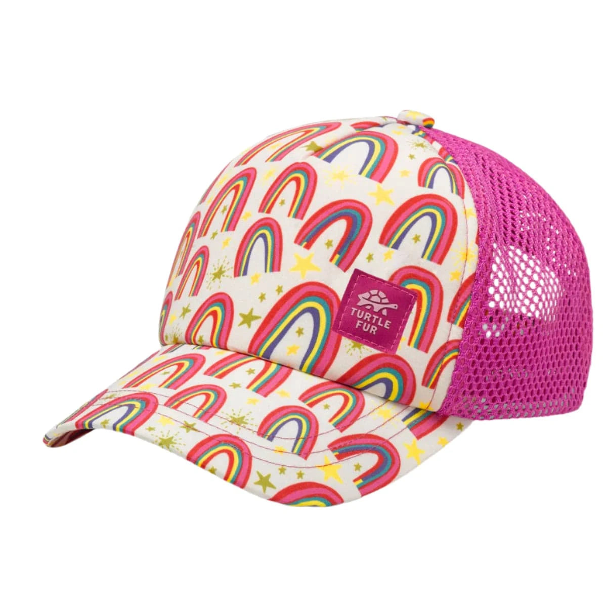 Turtle Fur Kids Quest Trucker Hat  -  One Size Fits Most / Hot Pink