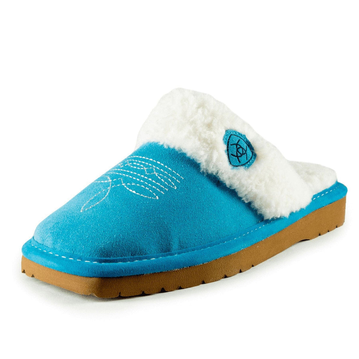 Ariat Womens Jackie Square Toe Slippers  -  11 / Bright Turquoise