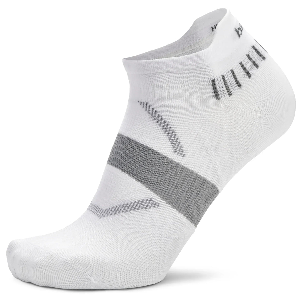 Balega Hidden Dry Re-Engineered No Show Tab Socks - Small / White