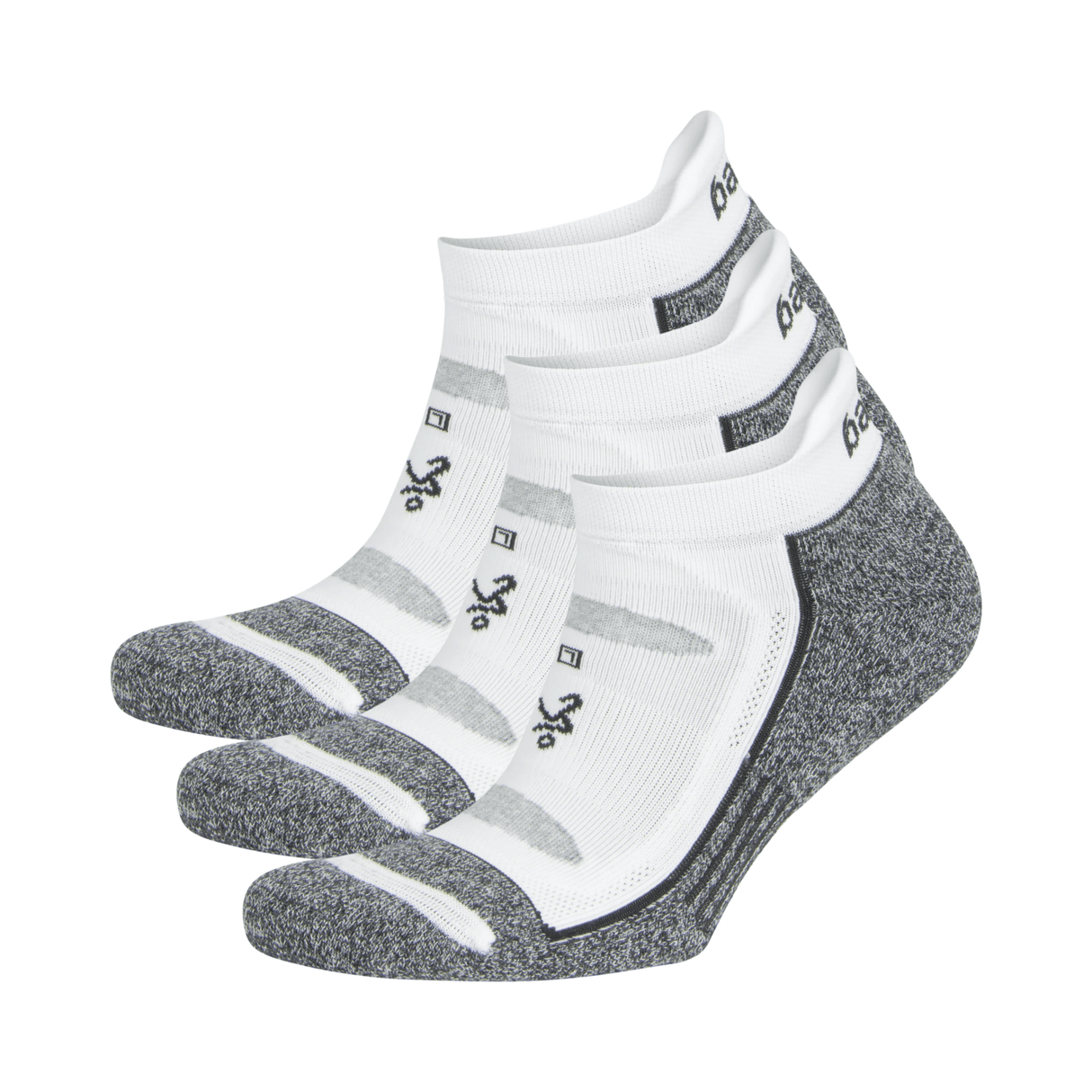 Balega Blister Resist No Show 3-Pack Socks - Small / White