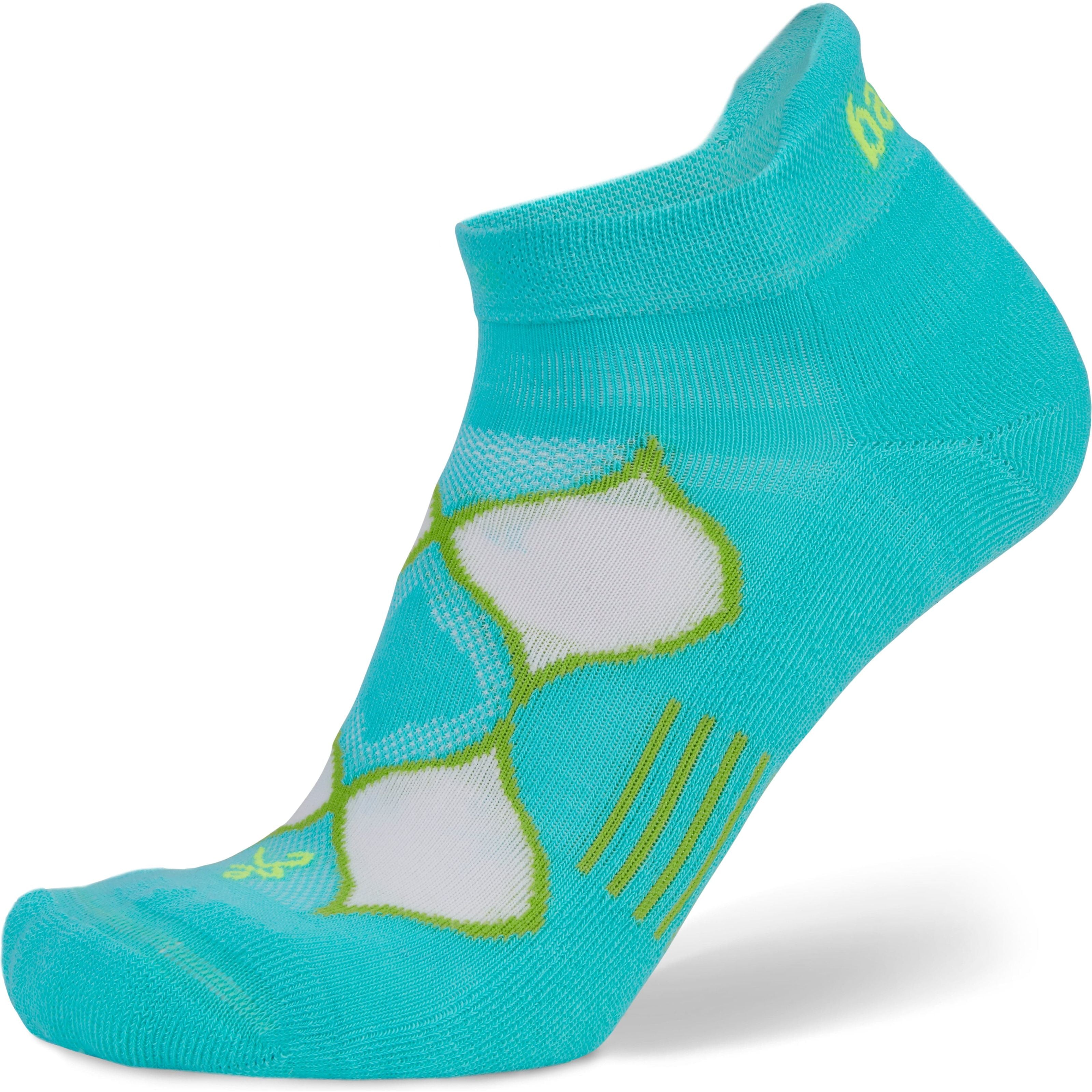 Balega Womens Enduro No Show Socks  -  Small / Turq/Lime Punch