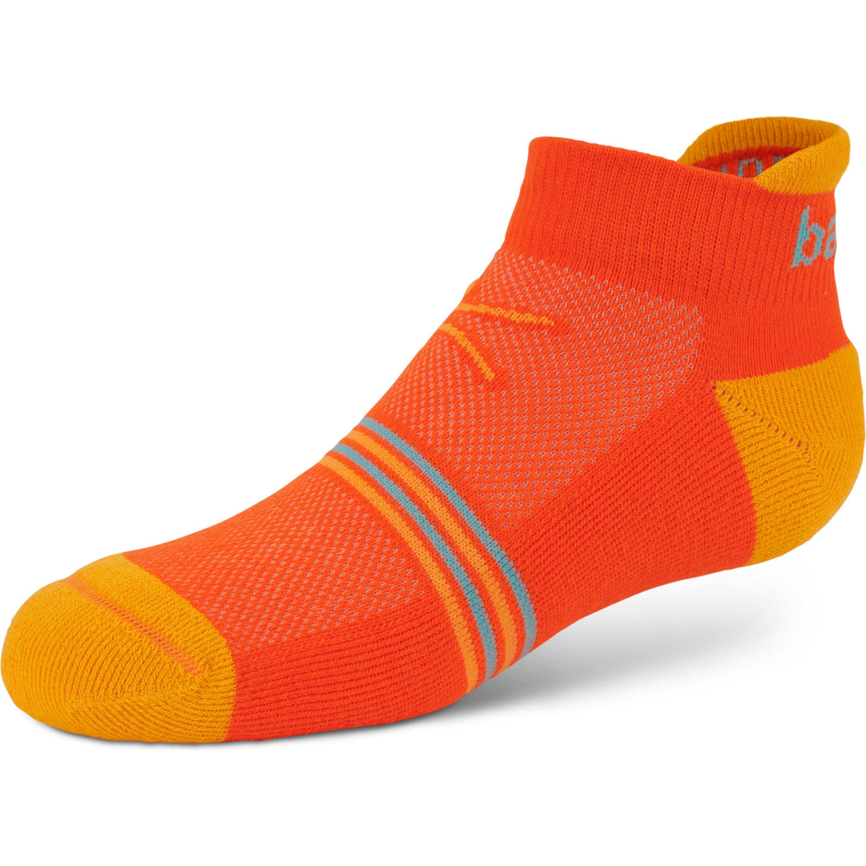 Balega Kids Hidden Cool No Show Socks  -  Medium / Neon Orange