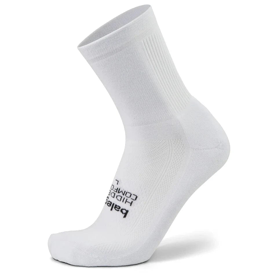 Balega Hidden Comfort Mini Crew Socks  -  Small / White