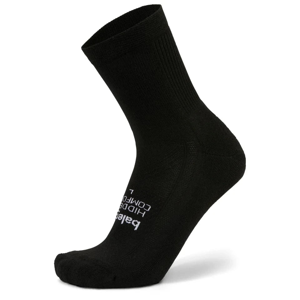 Balega Hidden Comfort Mini Crew Socks  -  Small / Black