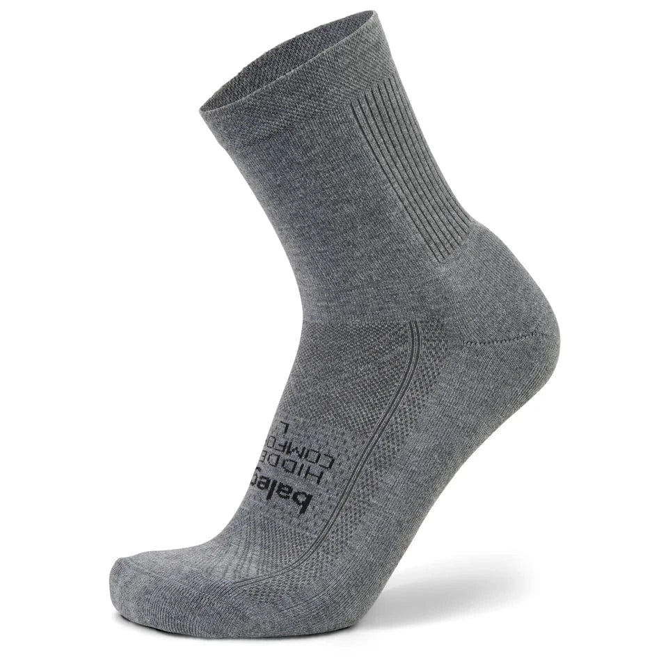Balega Hidden Comfort Mini Crew Socks  -  Small / Charcoal