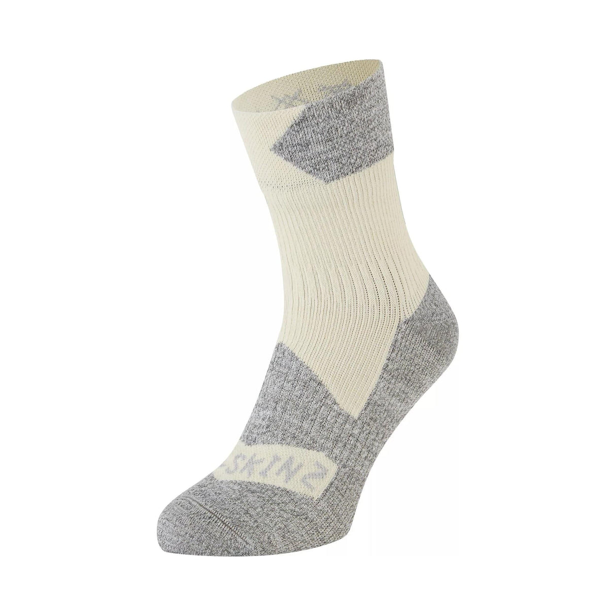 Sealskinz Bircham Waterproof All Weather Ankle Length Socks - Small / Cream