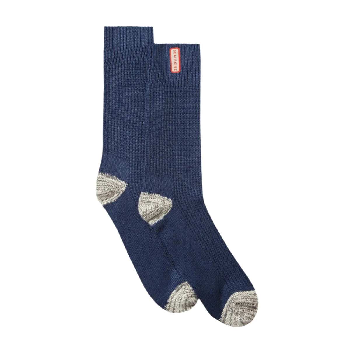 Sealskinz Bradenham Bamboo Mid Length Lightweight Waffle Socks - Small / Blue