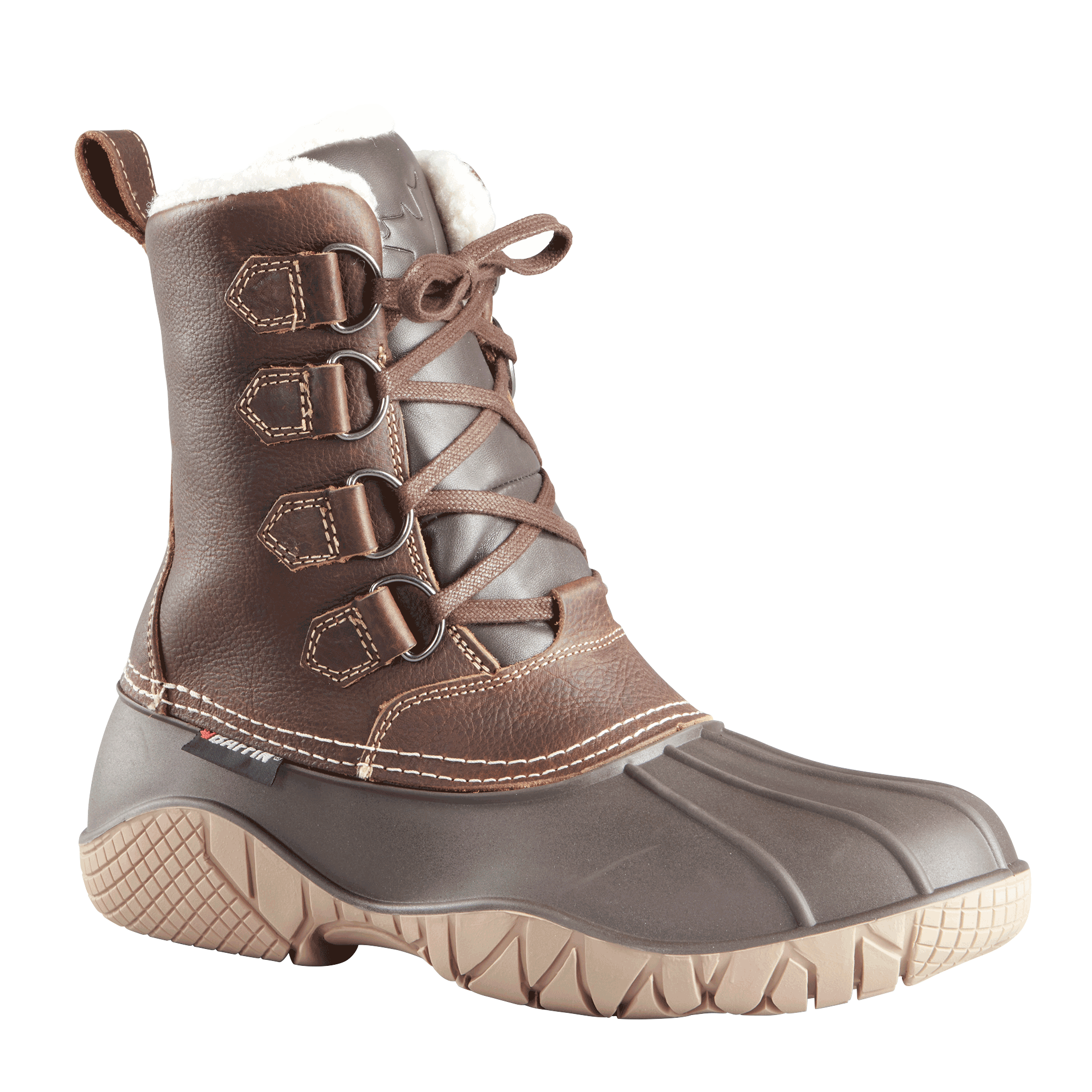 Baffin Mens Yellowknife Winter Boots  -  7 / Brown