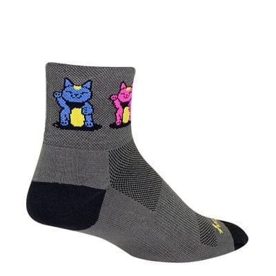 SockGuy Charm Classic 3 Inch Crew Socks - Small/Medium
