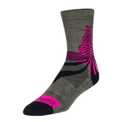 SockGuy Savage Turbo Wool Crew Socks -