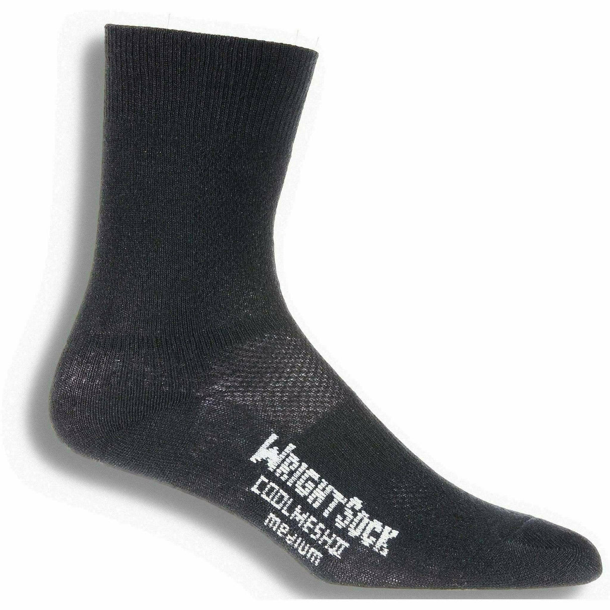 Wrightsock Coolmesh II Crew Socks - Clearance  -  Small / Black / 2-Pair Pack