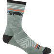 Darn Tough Mens Pacer Micro Crew Ultra-Lightweight Running Socks  -  Medium / Seafoam