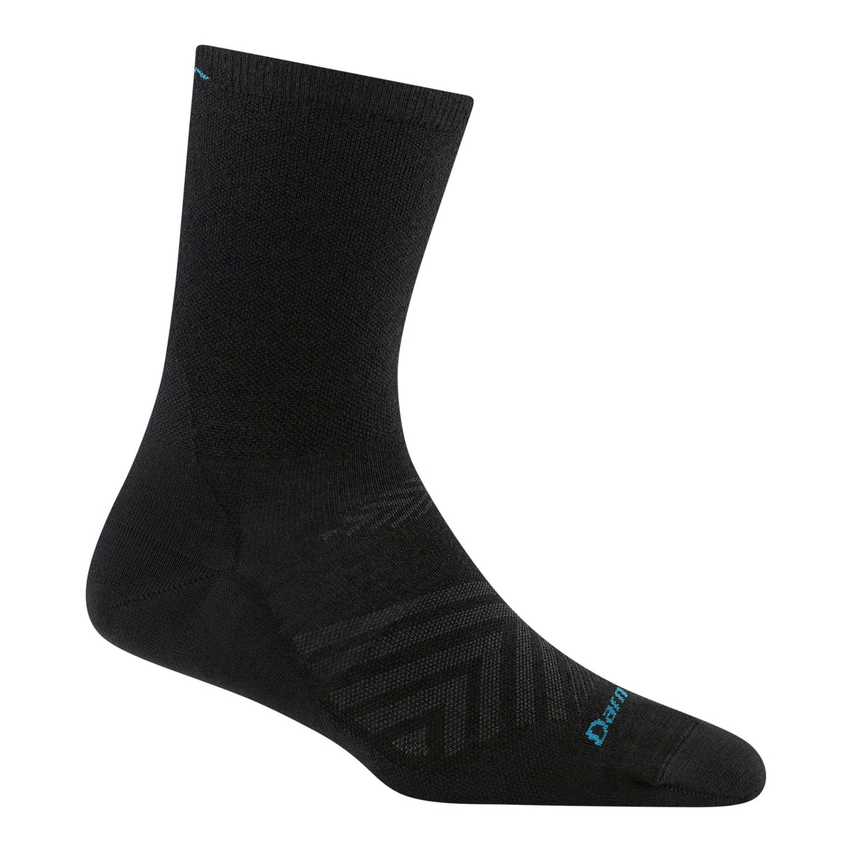 Darn Tough Womens Run Micro Crew Ultra-Lightweight Socks - Small / Black