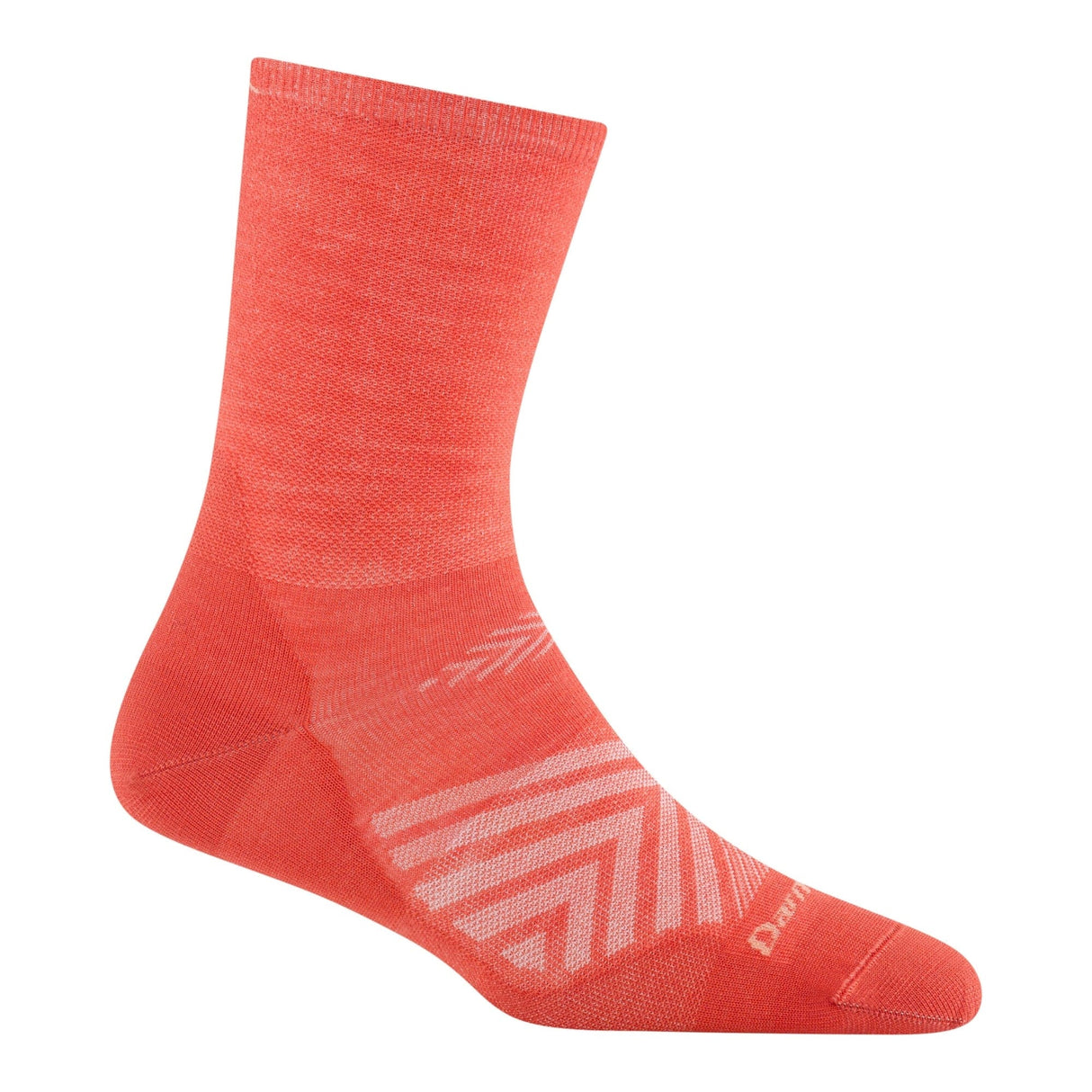 Darn Tough Womens Run Micro Crew Ultra-Lightweight Socks - Small / Coral