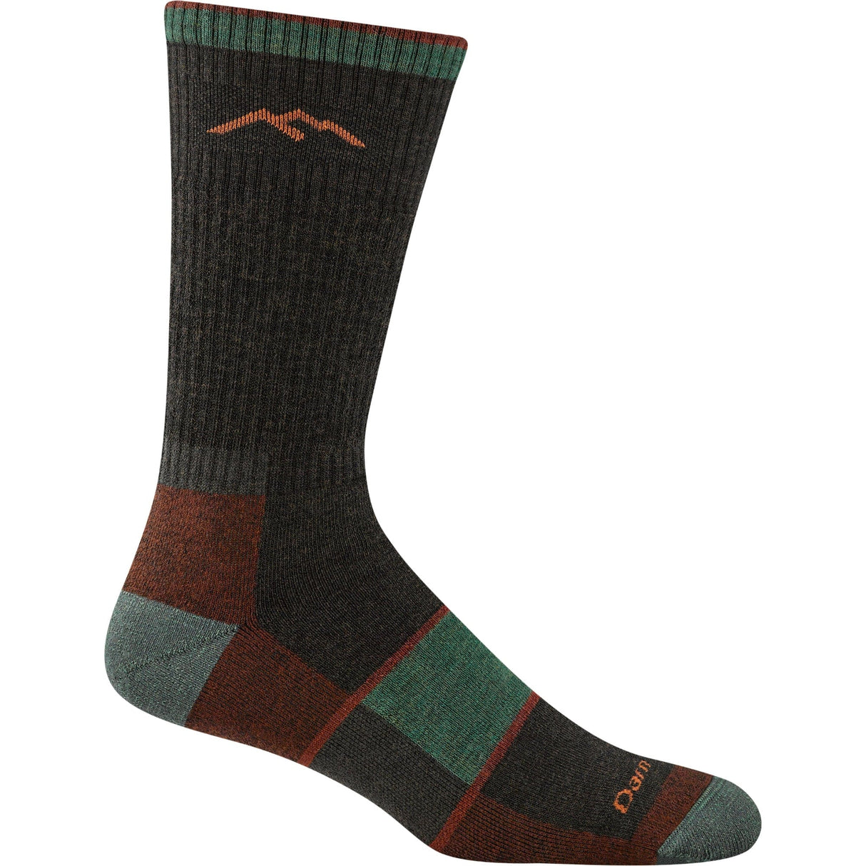Darn Tough Mens Hiker Boot Full Cushion Midweight Socks - Medium / Walnut