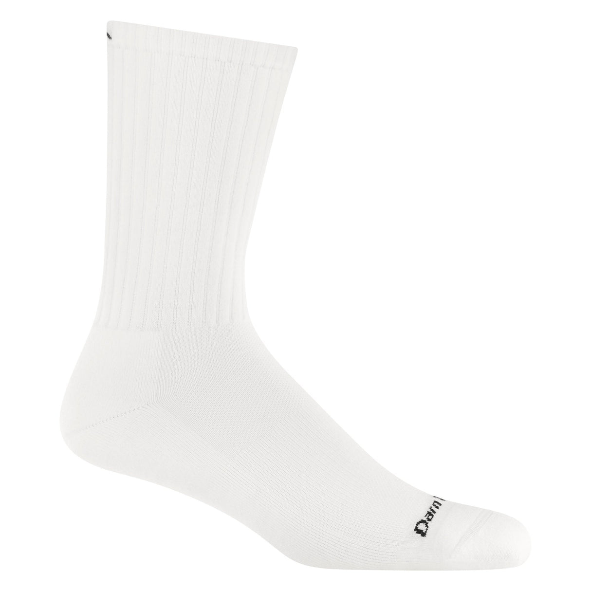 Darn Tough Mens The Standard Crew Lightweight Lifestyle Socks - Small / White