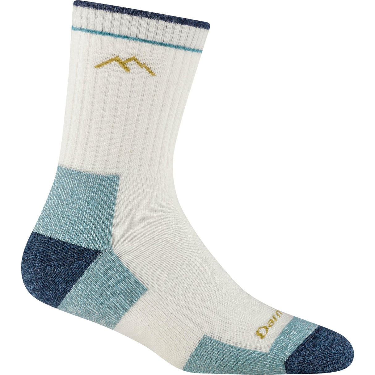 Darn Tough Womens Hiker Micro Crew Midweight Socks - Small / White