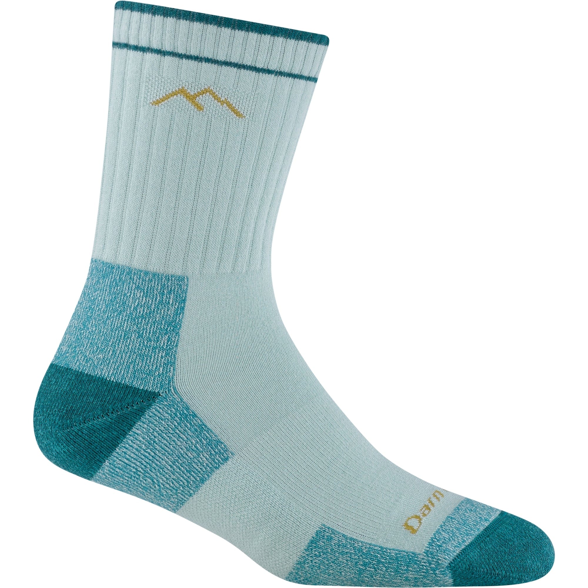 Darn Tough Womens Hiker Coolmax Micro Crew Midweight Socks  -  Small / Glacier