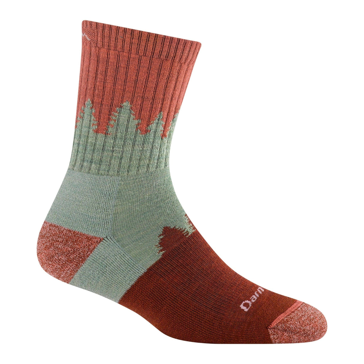 Darn Tough Womens Treeline Micro Crew Midweight Hiking Socks - Small / Canyon