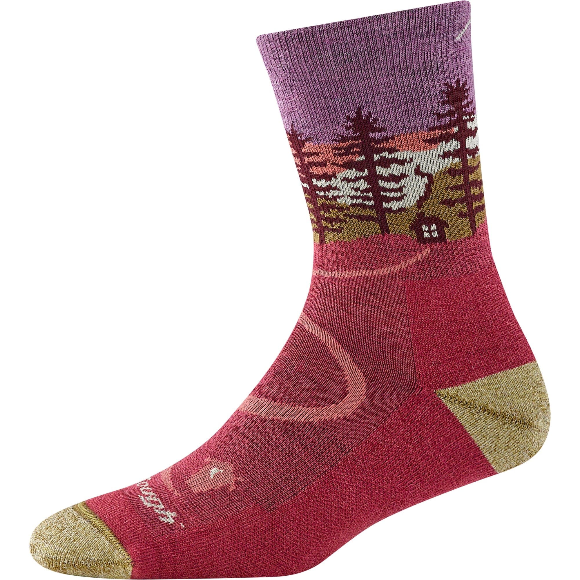 Darn Tough Womens Northwoods Micro Crew Midweight Hiking Socks  -