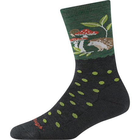 Darn Tough Womens Wild Life Crew Lightweight Lifestyle Socks  -