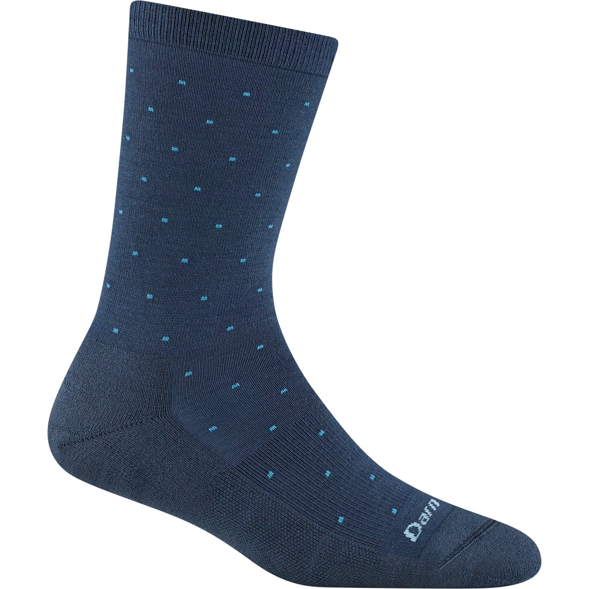 Darn Tough Womens Pin Drop Crew Lightweight Lifestyle Socks  -  Small / Midnight