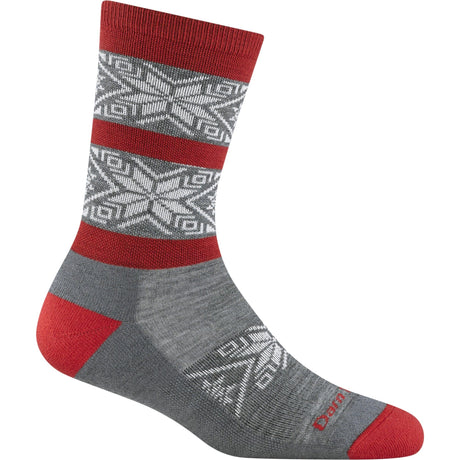 Darn Tough Womens Elsa Crew Lightweight Lifestyle Socks  -  Small / Gray