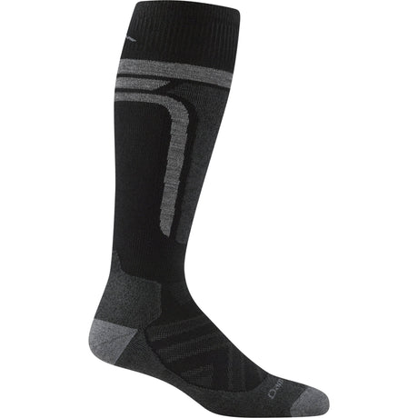 Darn Tough Mens Edge Over-the-Calf Midweight Ski & Snowboard Socks  -  Small / Black