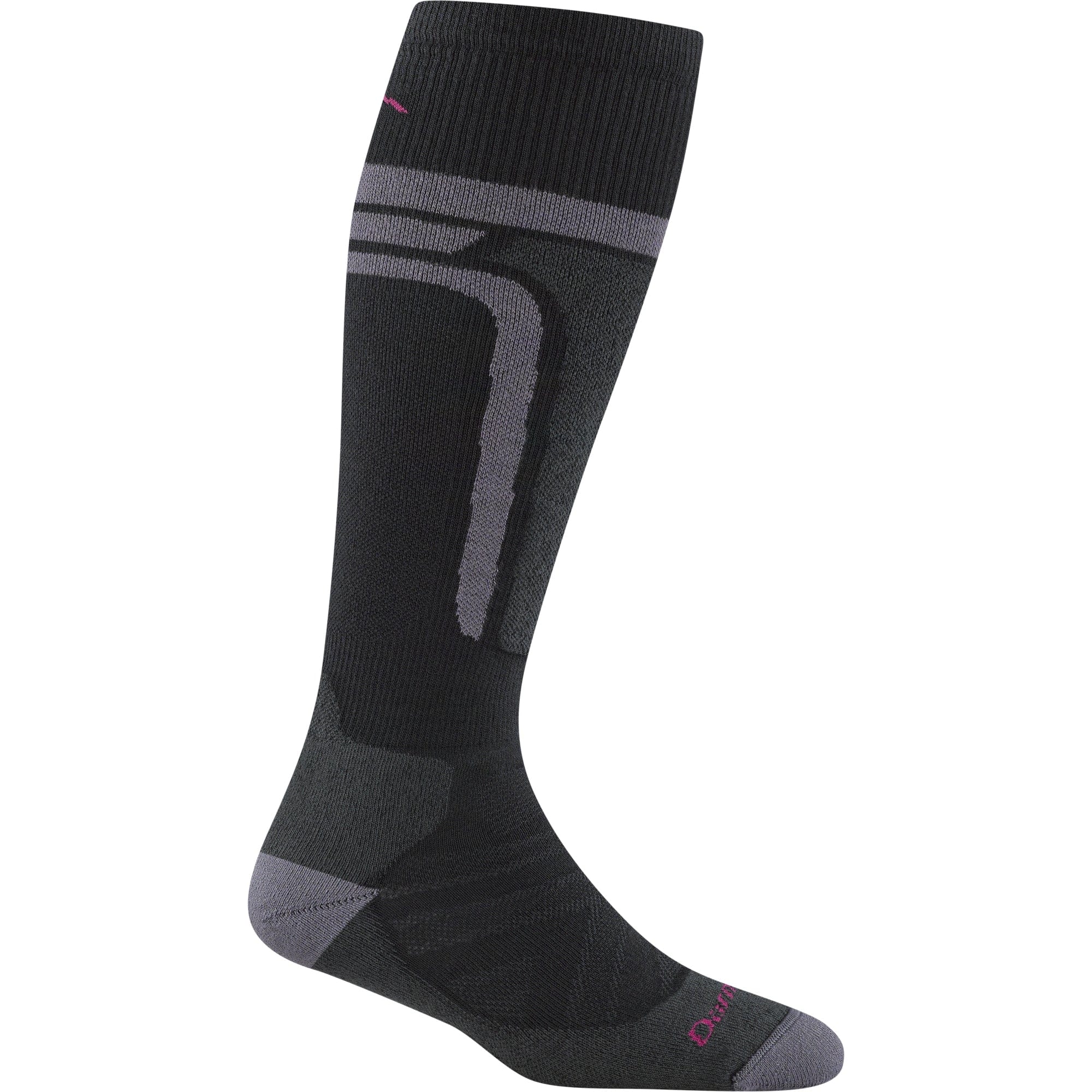 Darn Tough Womens Thermolite Edge Over-the-Calf Midweight Ski & Snowboard Socks  -  Small / Black