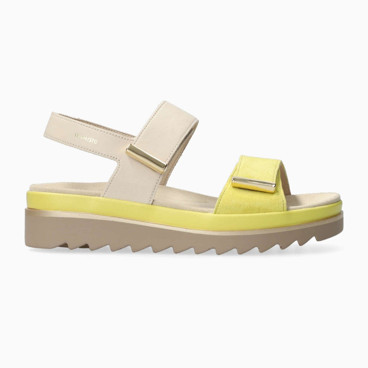 Mephisto Womens Dominica Sandals  -  6 / Apple Velcalf/Silk