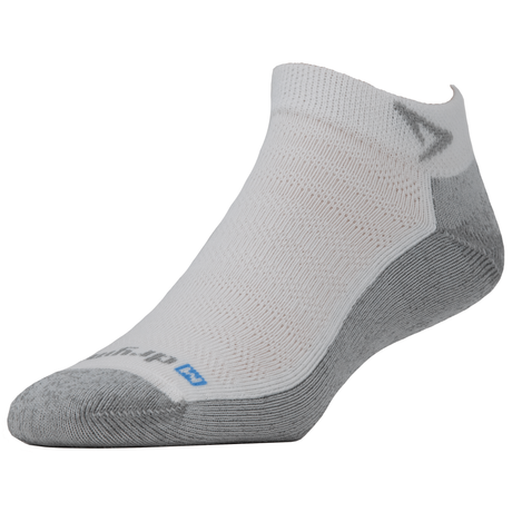 Drymax Sport Mini Crew Socks  -  Small / White/Gray