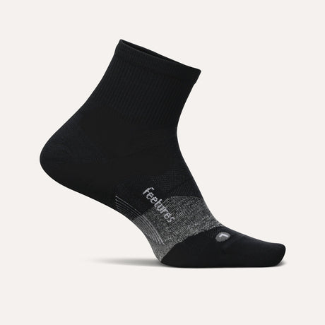 Feetures Elite Ultra Light Quarter Socks  -  Medium / Black