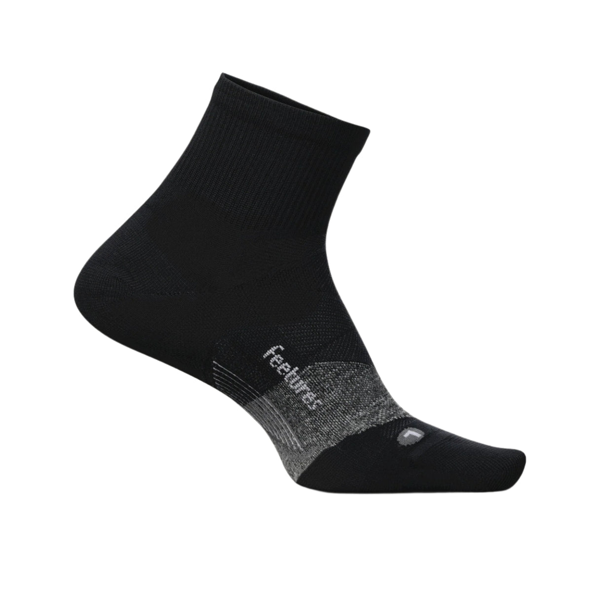 Feetures Elite Ultra Light Quarter Socks - Small / Black
