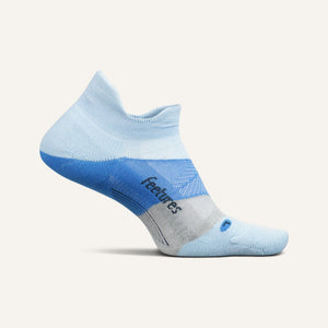 Feetures Elite Ultra Light No Show Tab Socks - Clearance  -  Small / Big Sky Blue