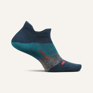 Feetures Elite Ultra Light No Show Tab Socks - Clearance  -  Small / Trek Teal