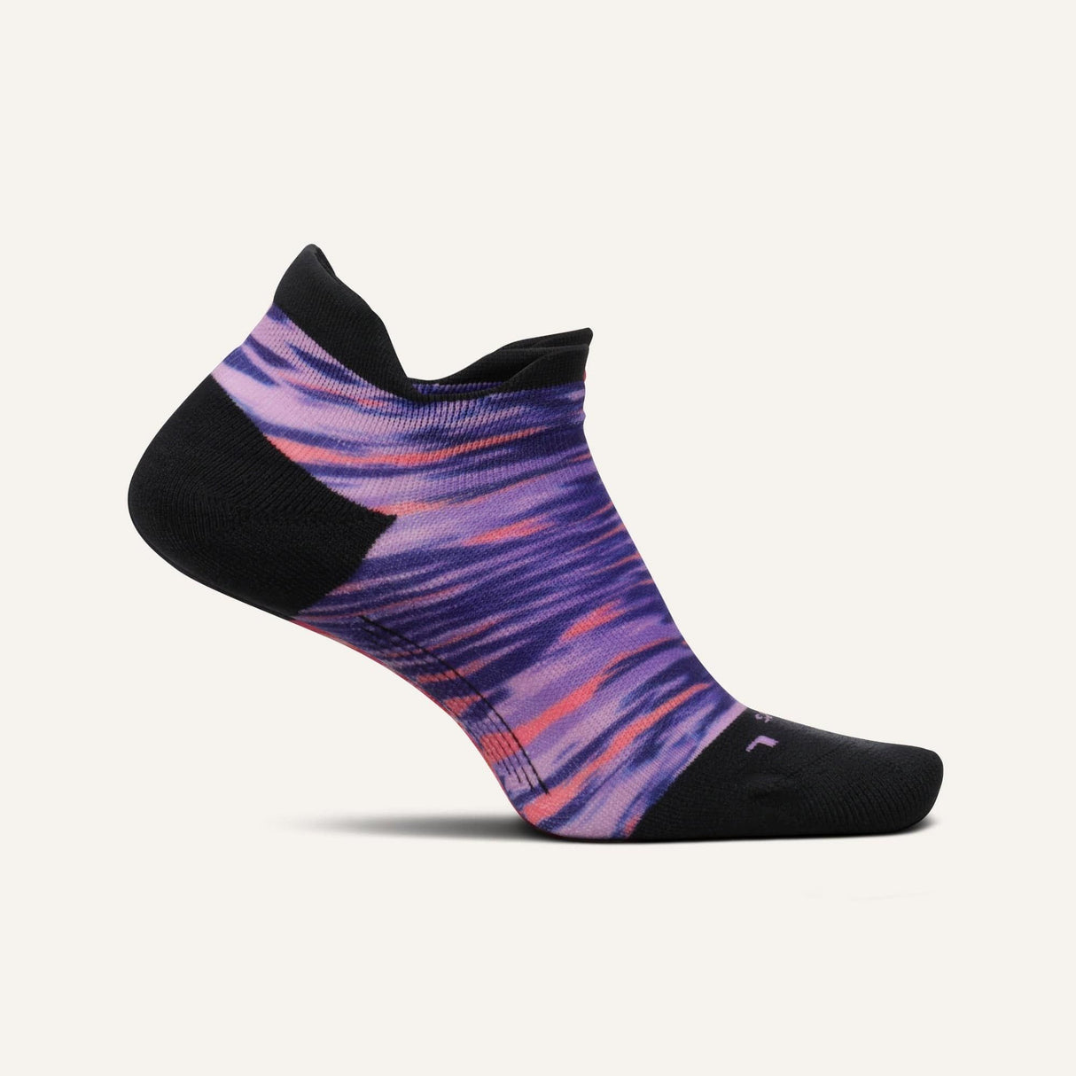 Feetures Elite Light Cushion No Show Tab Socks Limited Editions  -  Small / Reflection Purple